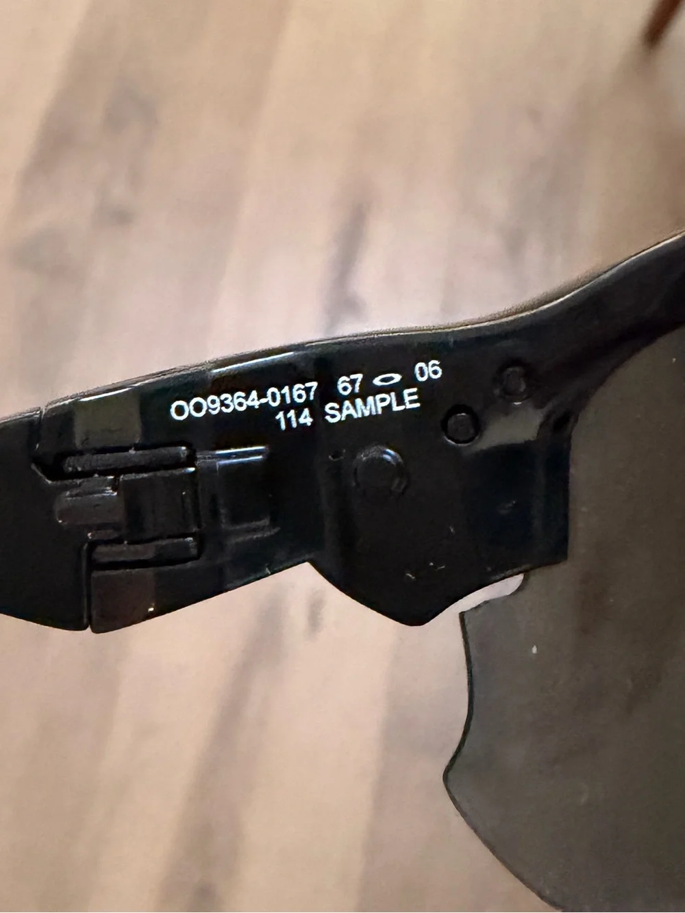 Oakley Flak Draft Polished Black/Gray Sunglasses OO9364-0167 NWOT No Case